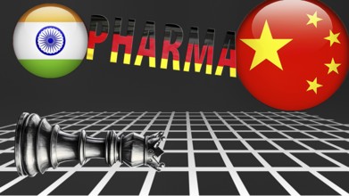 Symbolic image, Germany formerly pharmacy of the world, EU European Union, Beijing becomes