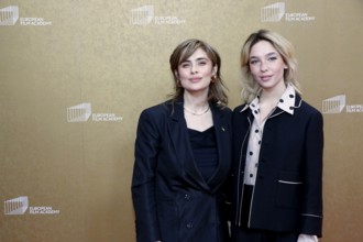 Greta Scarano and Matilda De Angelis arriving for the European Film Awards at the House of World