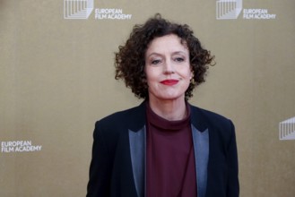 Maria Schrader arriving at the European Film Awards at the House of World Cultures in Berlin on 17