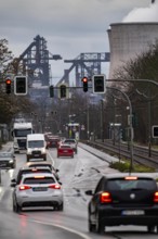 Hüttenwerke Krupp-Mannesmann, HKM in Duisburg-Hüttenheim, 2 blast furnaces, gas power plant cooling