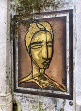 Wall painting at Fonte Pipa Bar, Rue da Fonte da Pipa, Sintra, Lisbon, Portugal