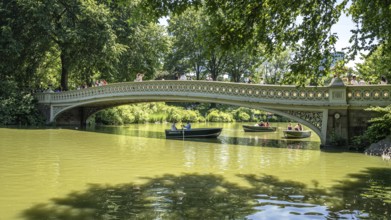 Bow Bridge, Central Park, Manhatten, New York City, USA