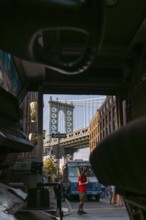 Dumbo Manhattan Bridge View, Brooklyn, New York, USA
