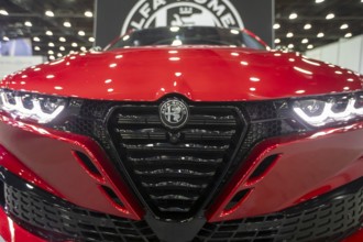 Detroit, Michigan USA - 15 January 2026 - The Alfa Romeo Sport Speciale on display at the Detroit