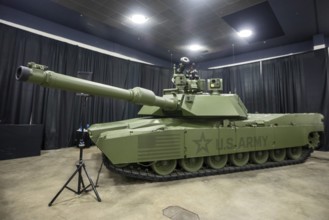 Detroit, Michigan USA - 15 January 2026 - The U.S. Army unveils the M1E3 Abrams tank early