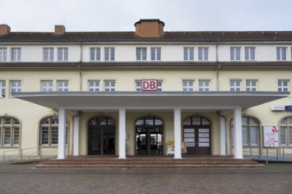 Train Station, Binz, Seebad, Rügen Island, Mecklenburg-Western Pomerania, Germany