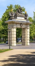 The Jägertor, landmark in downtown Potsdam, Brandenburg, Germany