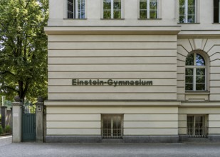 Einstein Gymnasium school building in downtown Potsdam, Brandenburg, Germany