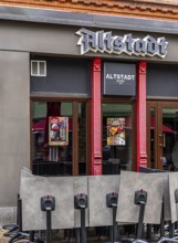 Historic house facades in the old town of Fulda, Hesse, Germany