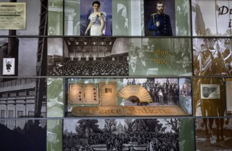 Exhibits in the Peace Palace Museum, Peace Palace, The Hague, South Holland Province, Netherlands