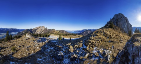 Sankt Wolfgang, Vormaueralm with Vormauerstein and Schafberg, Osterhorn Group, Salzkammergut, Upper