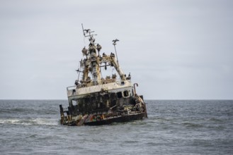 Zeila shipwreck on the Skeleton Coast, Dorob National Park, Namibia
