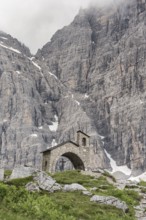 Cappella Ai Brentei Chapel Memorial for injured mountaineers at the Rifugio Ai Brentei mountain
