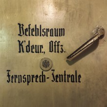 Historischer Luftschutzkeller, memorial and memorial, detail, Düsseldorf, North Rhine-Westphalia,