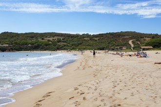 Sandstrand Plage d'Arone, Piana, Corse-du-Sud Department, West Coast, Corsica, Mediterranean Sea,