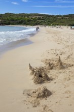 Sandstrand Plage d'Arone, Piana, Corse-du-Sud Department, West Coast, Corsica, Mediterranean Sea,