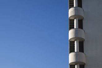 Outdoor staircase, Olympic Stadium, architects Yrjö Lindegren and Toivo Jäntti, Helsinki, Finland
