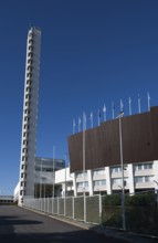 Tower, Olympic Stadium or Finnish Olympic Stadium, architects Yrjö Lindegren and Toivo Jäntti,