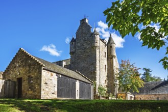 Ferniehirst Castle, Oxnam, Jedburgh, Scottish Borders, Roxburghshire, Scotland, UK