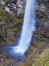 Diesbach Waterfall, Canton of Glarus, Switzerland
