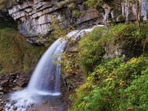 Diesbach Waterfall, Canton of Glarus, Switzerland