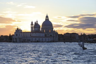 The Basilica di Santa Maria della Salute on the Grand Canal, Venice, Veneto, Italy