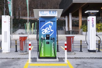 Ladestation aet, Bellinzona, Tessin, Switzerland
