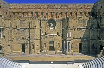 Roman theatre in orange, Provence, southern France, June 1999, vintage, retro, old, historic