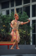 Thai drama performance, Bangkok, Thailand, December 2002, vintage, retro, old, historical