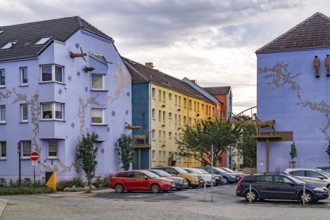 The artists' quarter Mandauer Glanz in Zittau, Upper Lusatia, Saxony, Germany