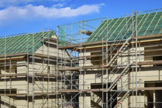 Castrop-Rauxel, North Rhine-Westphalia, Germany - residential construction in the Ruhr area. New