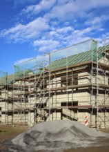 Castrop-Rauxel, North Rhine-Westphalia, Germany - residential construction in the Ruhr area. New