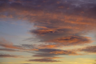Clouds in the evening, Berndorf, Lower Austria, Austria