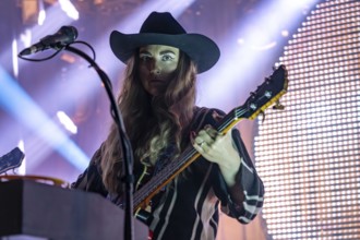 The band Cari Cari live at the Orange Blossom Special Festival, Beverungen, Germany