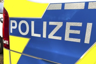 Police lettering on police car Police car Emergency vehicle patrol car, Germany