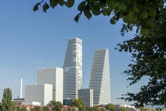 Roche Tower on the Rhine in Basel