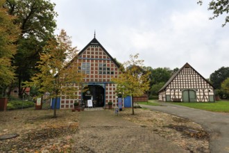 Hallenhaus, Rundling Museum, open-air museum in Rundlingsdorf Lübeln, Rundling settlement,