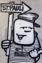 Graffiti, St. Pauli, Hamburg