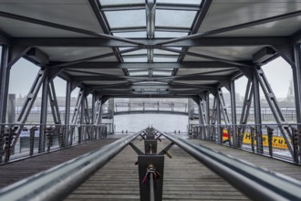 A jetty at the piers, St. Pauli, Hamburg, Germany