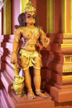 Sriramajayam Hindu Temple, Golden statues, Nuwara, Sri Lanka