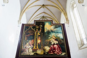 Isenheim Altarpiece by Matthias Grünewald, Unterlinden Museum, Musée Unterlinden, Colmar, Haut-Rhin