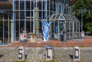 Entrance to the Einstein Center for Mathematics building at the Technical University of Berlin on