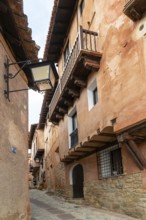 Historic buildings in medieval village of Albarracín, Teruel province, Aragon, Spain