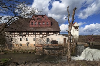 Kunstmühle Habernhof an der Schwabach, Uttenreuth, Middle Franconia, Bavaria, Germany