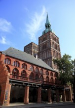 St. Nicholas Church, also St. Nicholas Church, in the urban area of Altstadt, Stralsund,