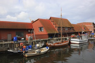The Old Harbour in Wismar, Nordwestmecklenburg district, Mecklenburg-Vorpommern, Germany
