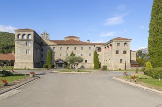 El Monasterio de Boltaña, former monastery now hotel and spa, Boltana, Huesca province, Aragon,