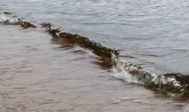 Small wave, smudge effect, soft water, lake, Sweden