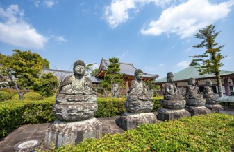 Stone Buddha Statues, Ninna-ji Renge-ji Temple, Buddhist Temple, Kyoto, Japan