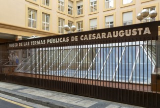 Museo de las Termas Publicas de Caesaraugusta, Roman public baths museum, Zaragoza, Aragon, Spain